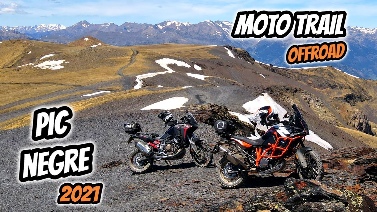 Pic Negre en Moto Trail Offroad 🏔 2021