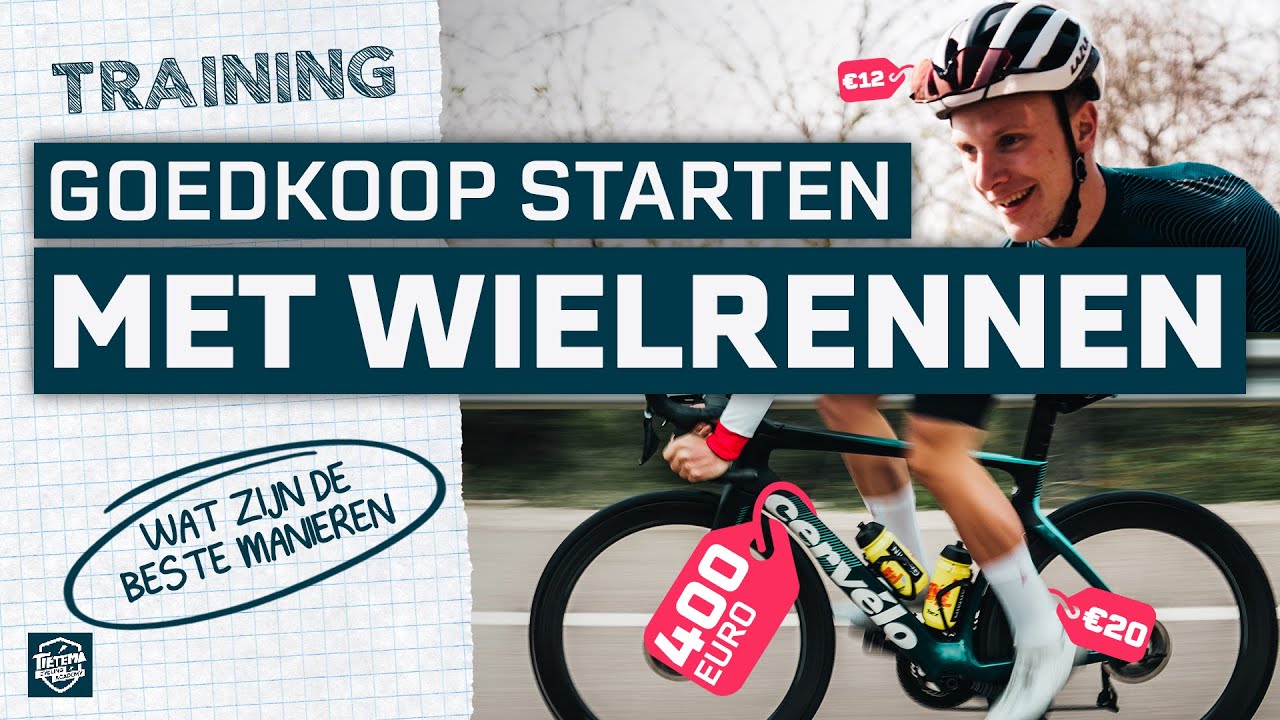 Hoe begin je GOEDKOOP met WIELRENNEN?! | Tietema Cycling Academy