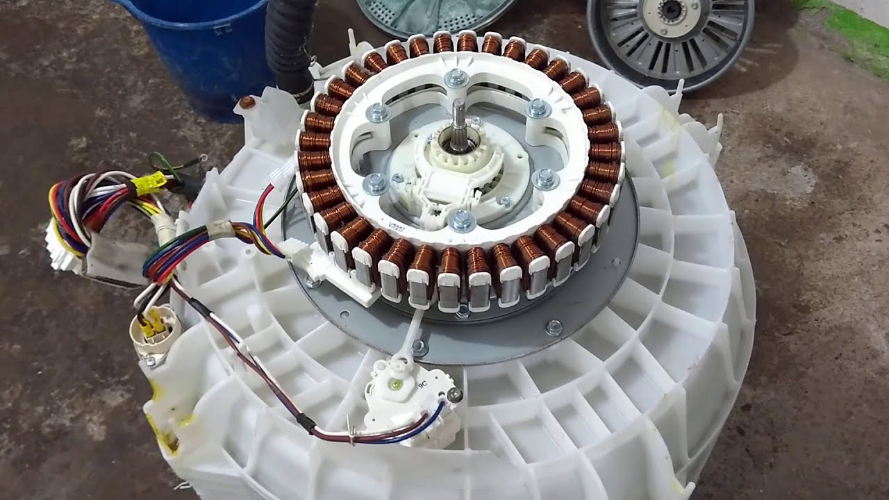 2 DESARME LAVADORA LG INVERTER