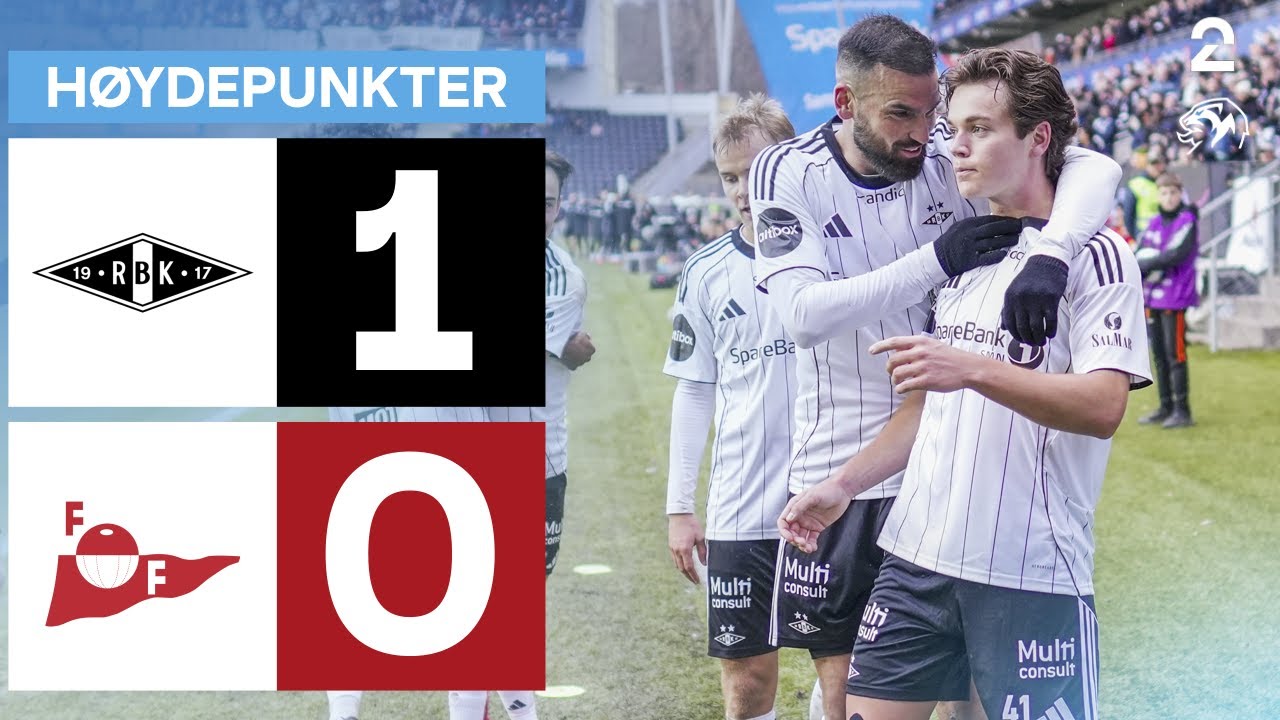 Rosenborg 1 - 0 Fredrikstad - Høydepunkter