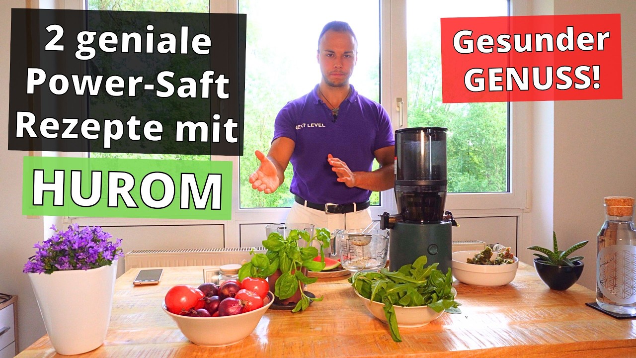 2 geniale Saftrezepte | Vorteile erklärt + Live Demonstration!
