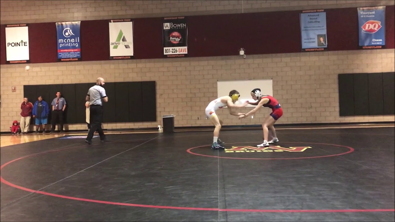 Ryan vs Sage Mortimer of ALA folkstyle at Mountain View