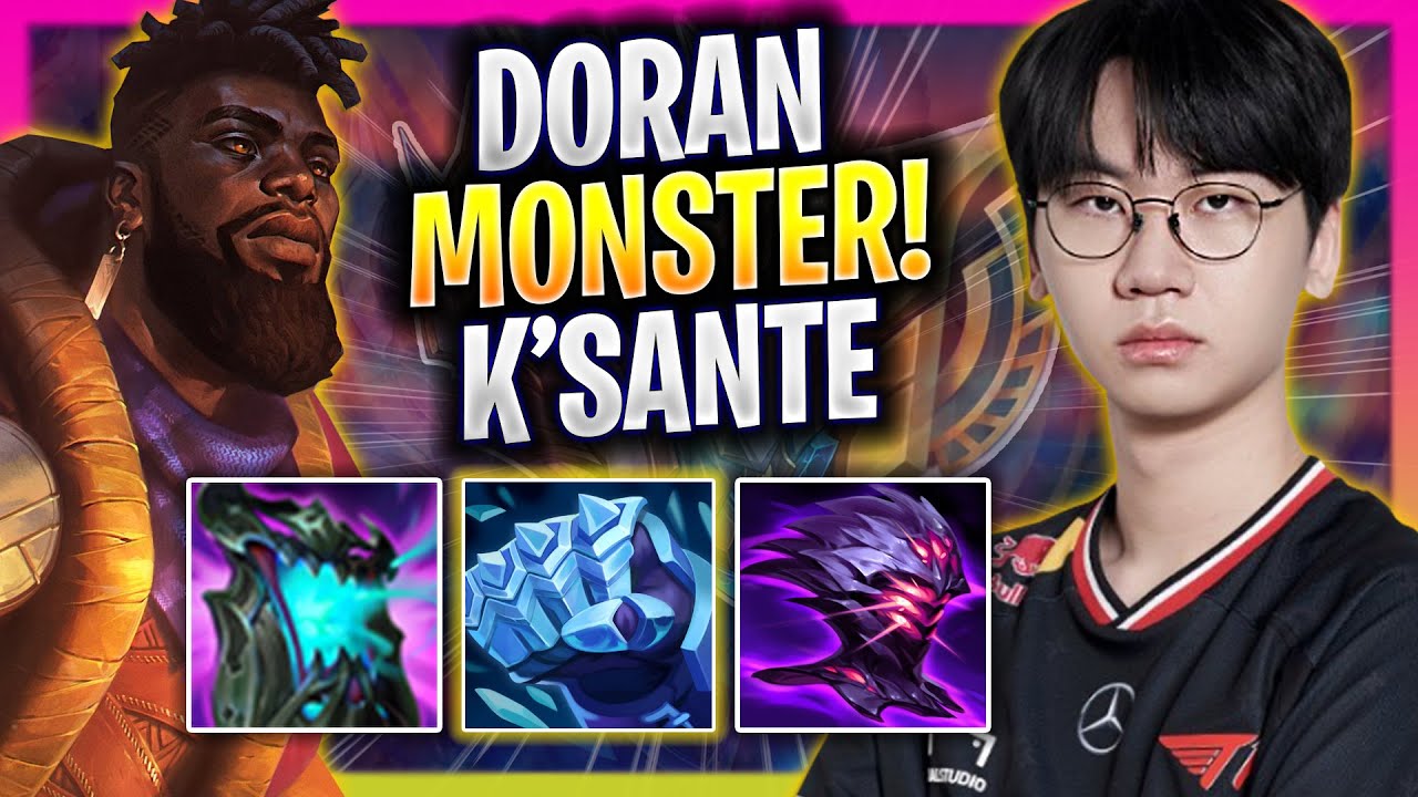 DORAN IS A MONSTER WITH K'SANTE! - T1 Doran Plays K'sante TOP vs Kled! | Season 2025