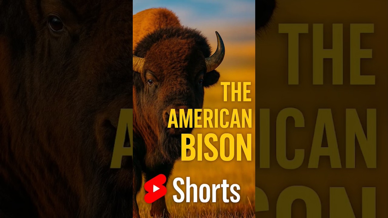 &ldquo;The Untold story of the American Bison 🦬&rdquo;#OneMinuteWild  #AmericanBison   #WildlifeShorts