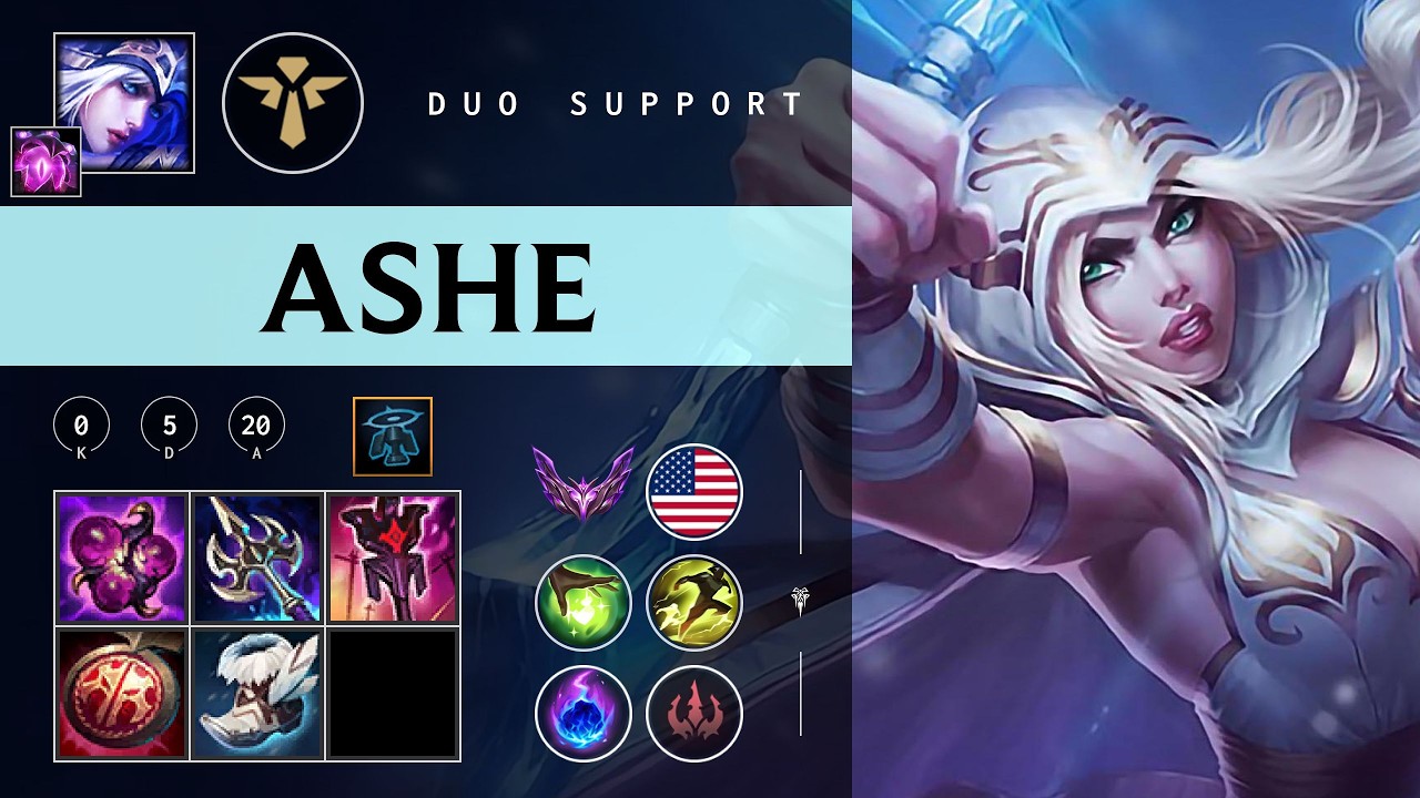 Ashe Support vs Maokai - NA Master Patch 26.04