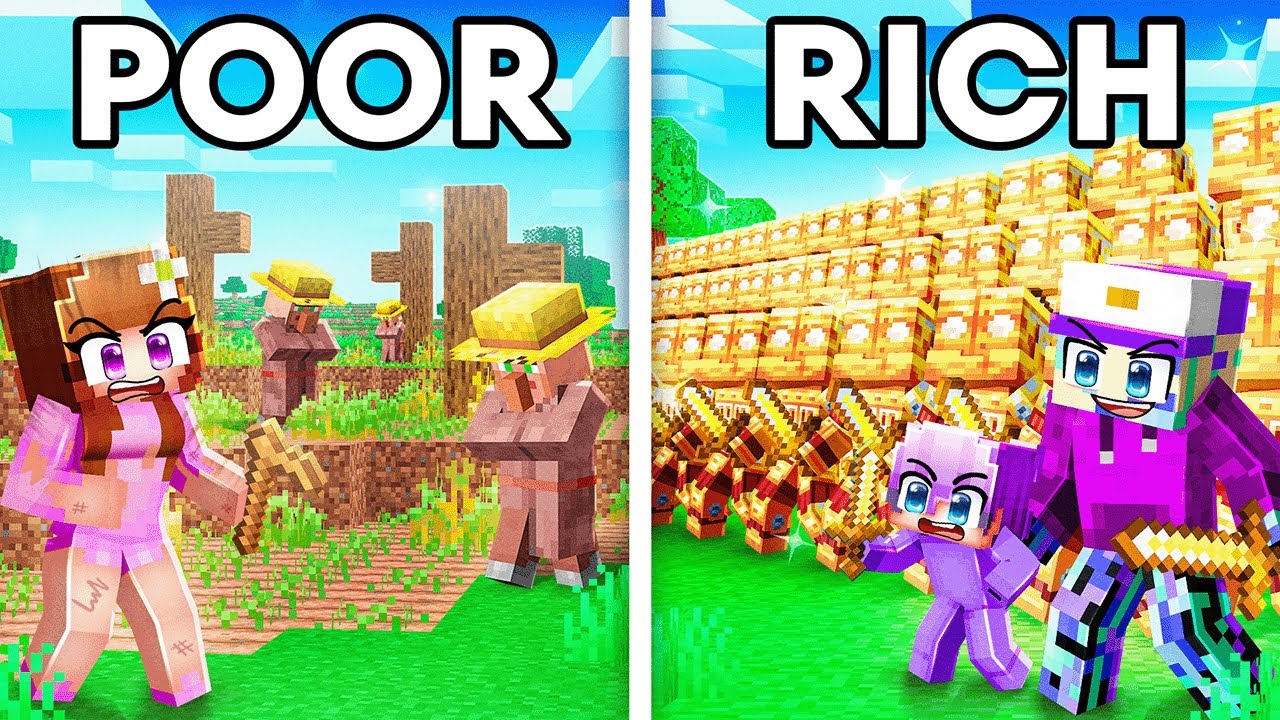Симуляция БОГАТОЙ и БЕДНОЙ ЦИВИЛИЗАЦИИ в Minecraft!