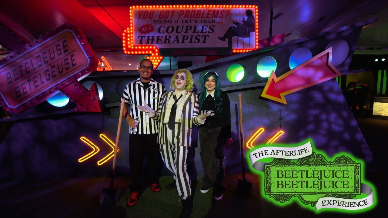 Beetlejuice Beetlejuice Afterlife Experience Hollywood California