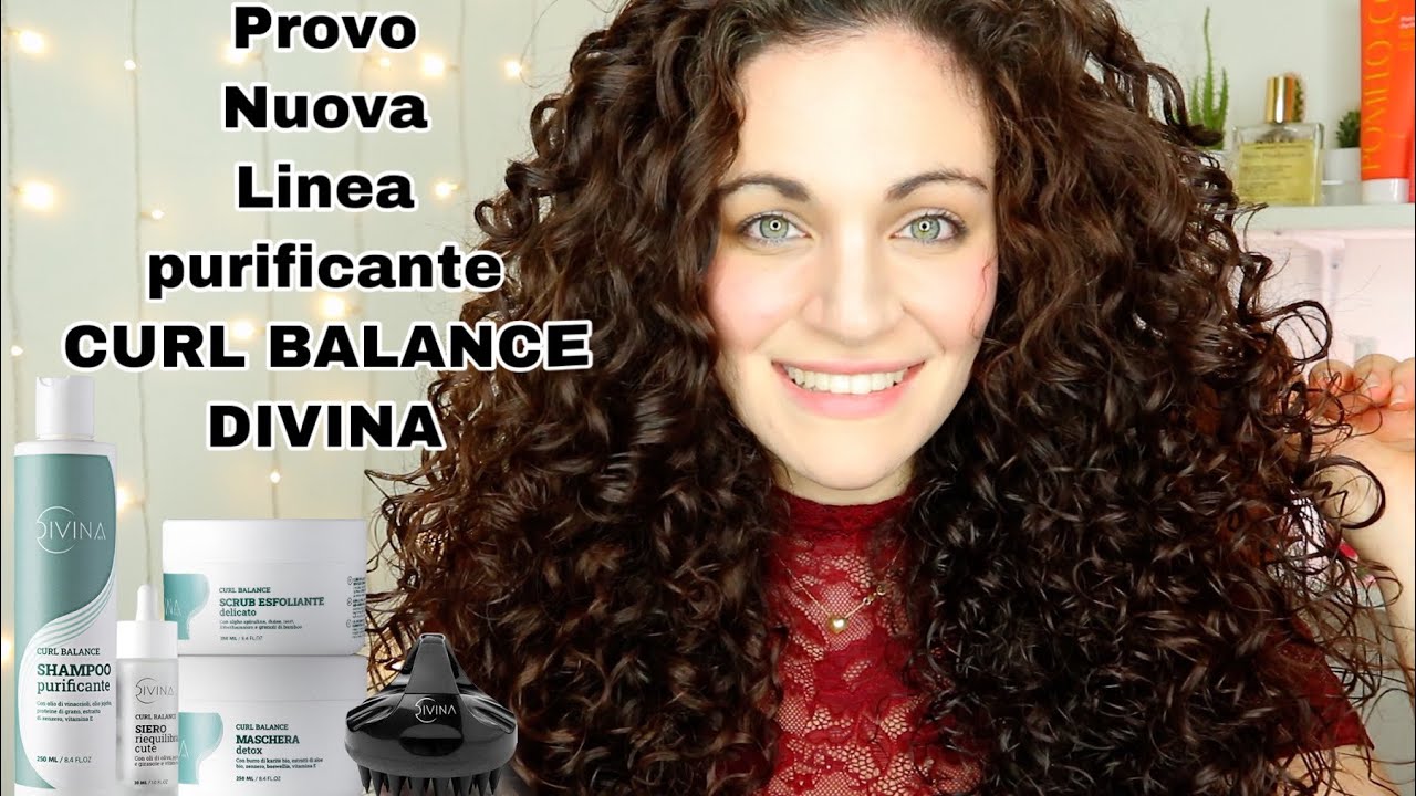 NUOVA LINEA PURIFICANTE E DETOX PER CAPELLI RICCI DI DIVINA| PROVIAMO INSIEME😍
