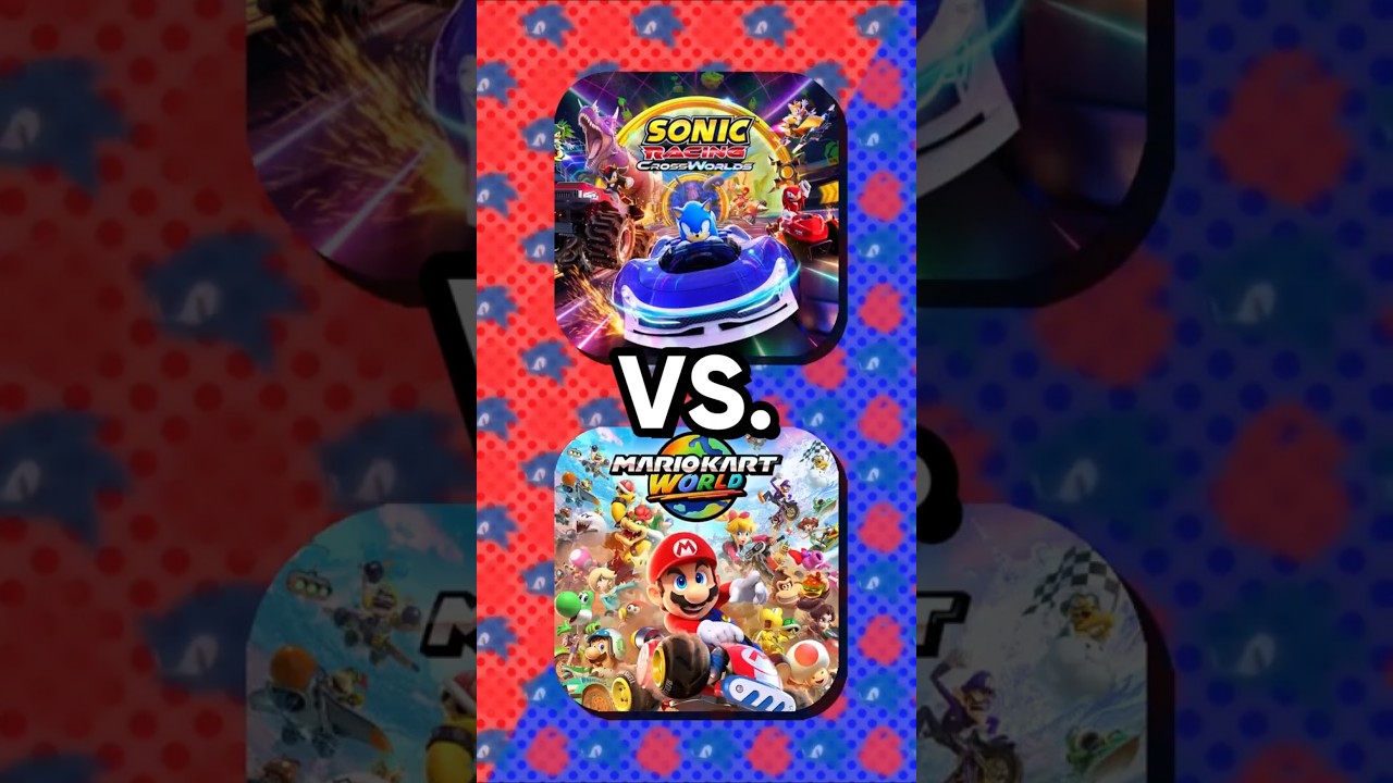Sonic Racing: CrossWorlds VS. Mario Kart World #sonic #mario #mariokartworld