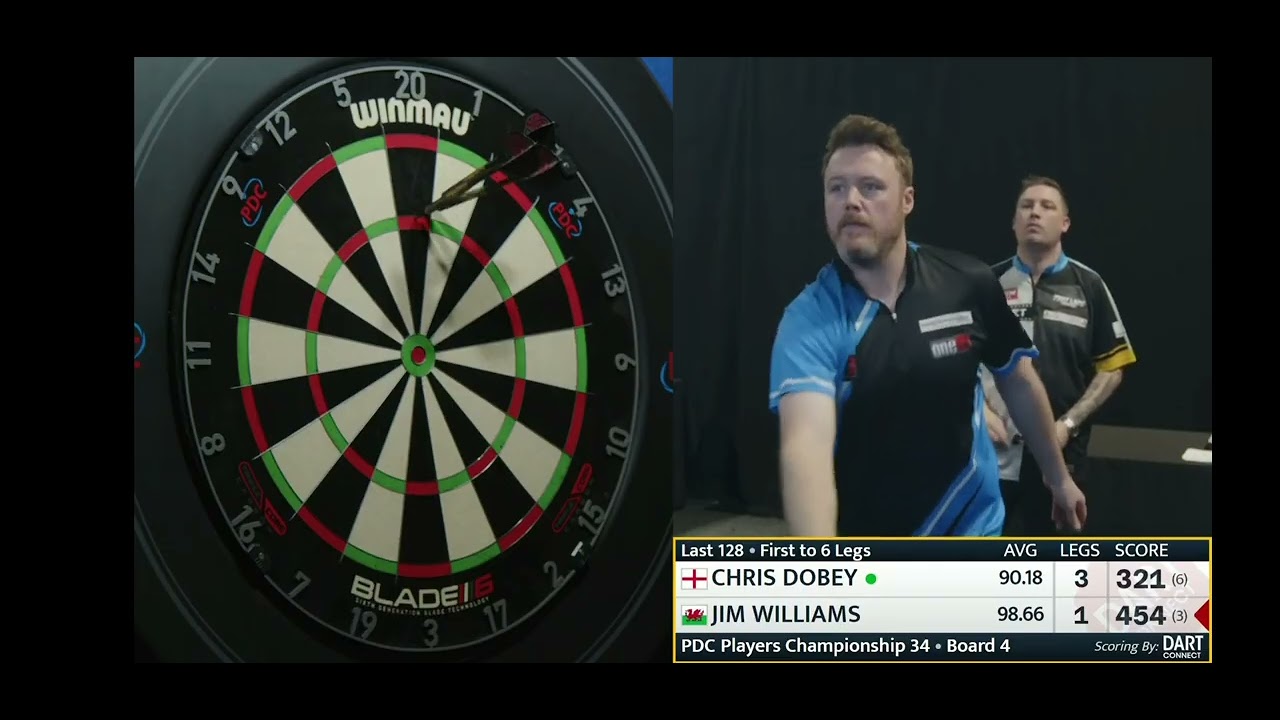 Chris Dobey vs Jim Williams | Players Championship 34 2025 🎯