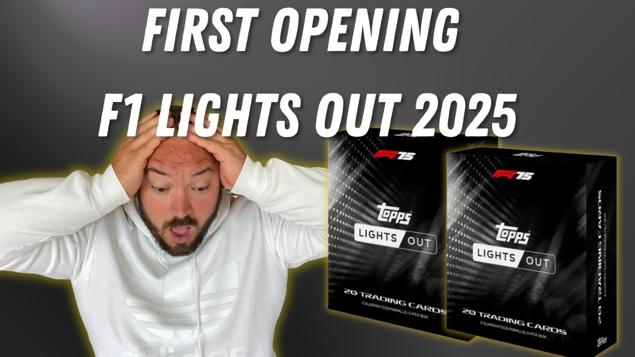 Открытие боксов Topps F1 Lights Out 2025