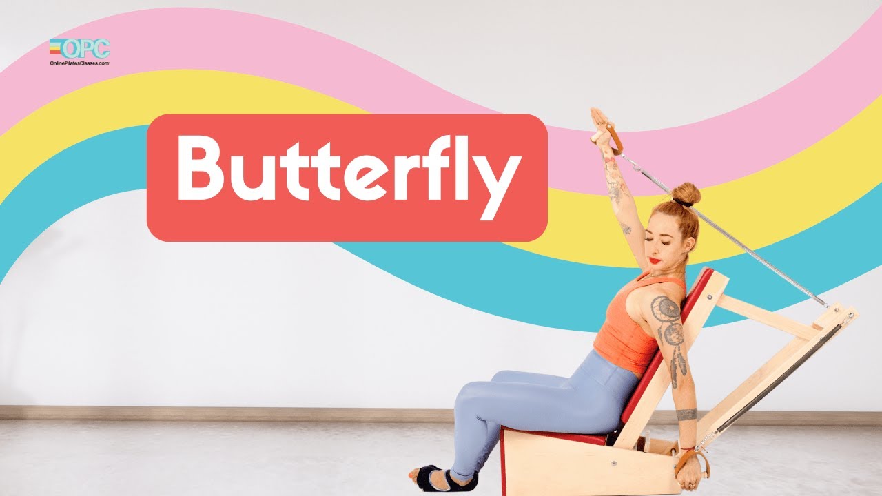 Butterfly on the Arm Chair | Online Pilates Classes