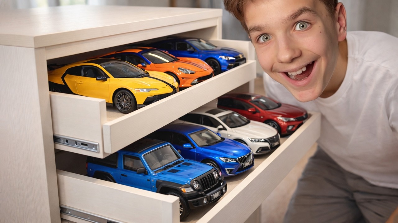 Ukryta kolekcja samochod&oacute;w odlewanych w skali 1:18 | Mark Unboxing Model Cars