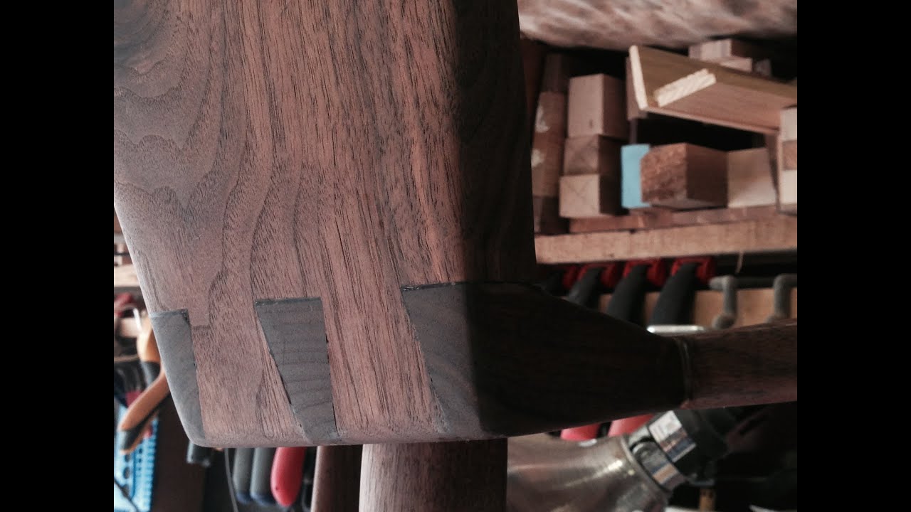 How to make a three legged stool Designed by Tage Frid- part 2