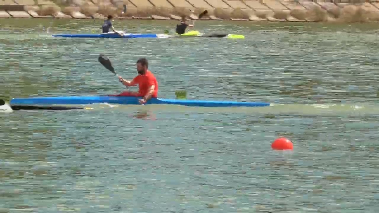 SALIDA 3  HOMBRE VETERANO 35 44 K1  CAMPEONATO DE ESPAÑA  MASTER DE INVIERNO SEVILLA   18 MARZO 2023