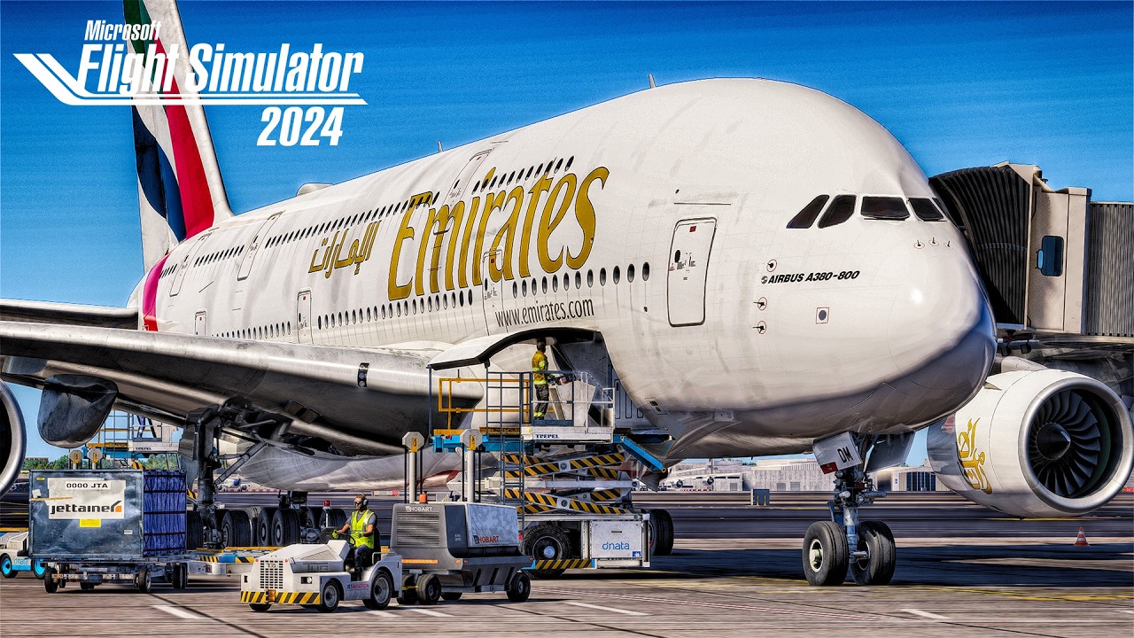 FULL FLIGHT: Emirates A380 Dubai to Johannesburg | MSFS 2024