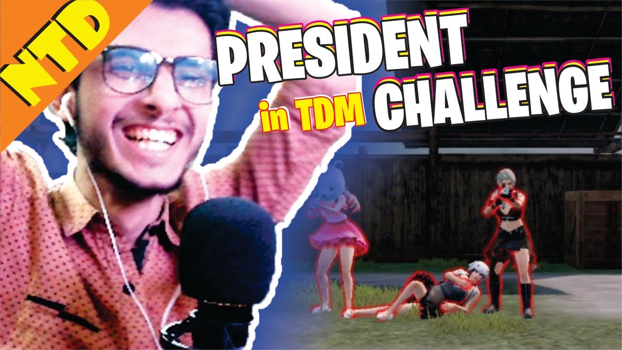 PRESIDENT in TDM | 3v3 TDM | PUBG Challenge | PUBGPakistan | NTD Playz