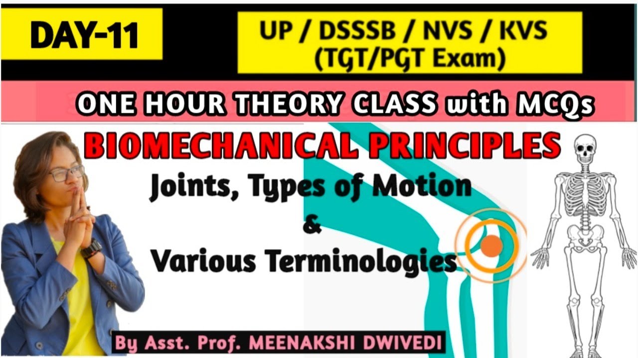 (DAY-11) | BIOMECHANICAL CONCEPTS, Prepare for TGT/PGT Physical Education