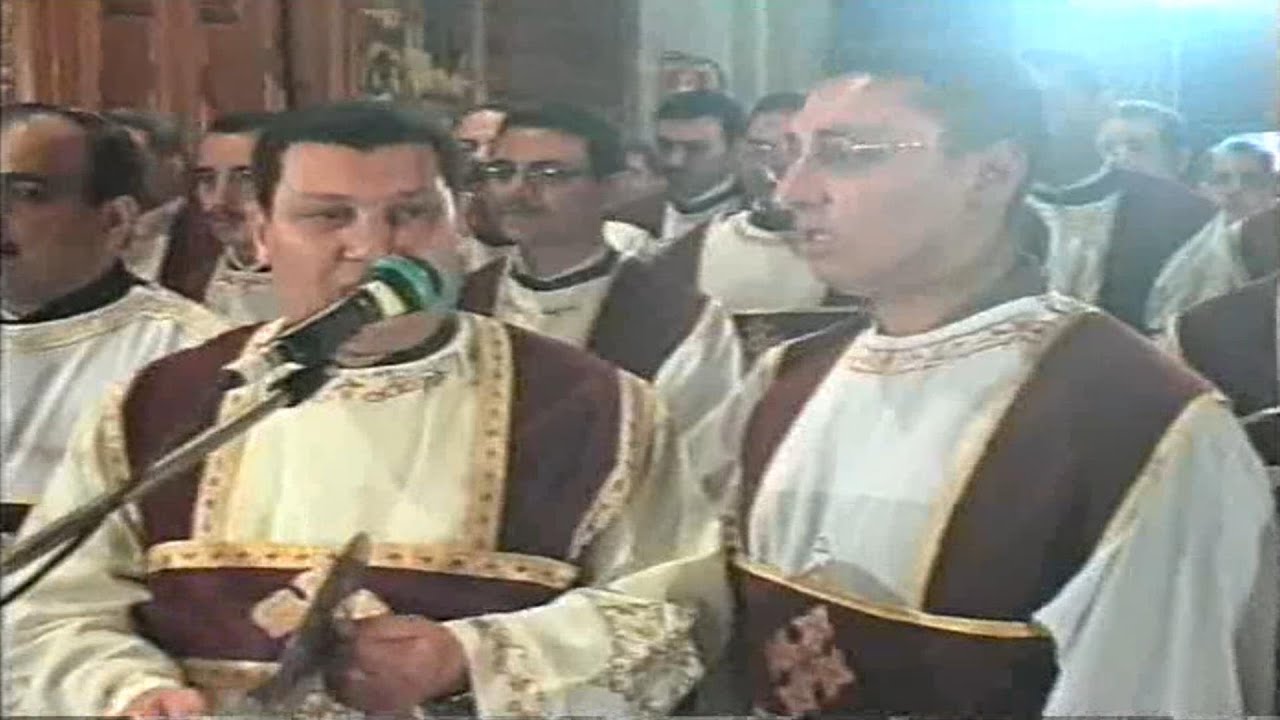 طاى شورى والهيتنيات - قداس عيد القيامة المجيد 2001 - خورس الاكليريكية بقيادة المعلم ابراهيم عياد