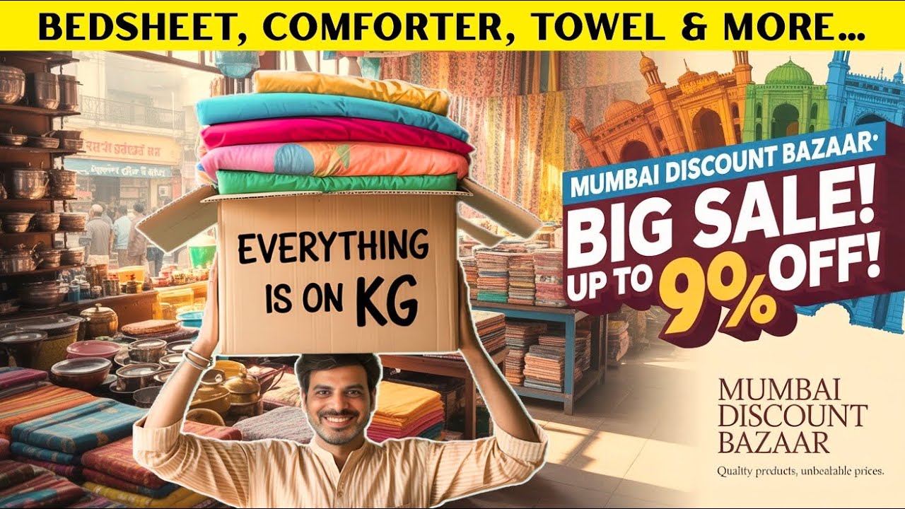 First Time In Mumbai | Everything Is On KG | Mumbai Discount Bazaar | MDB SHOPEE