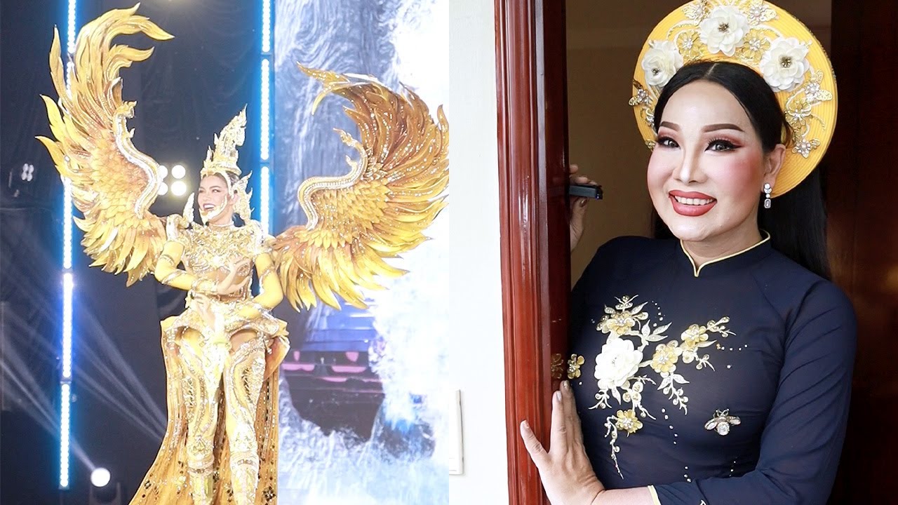 ชุดประจำชาติไทย มาเชียร์อุ้ม Miss grand international 2023
