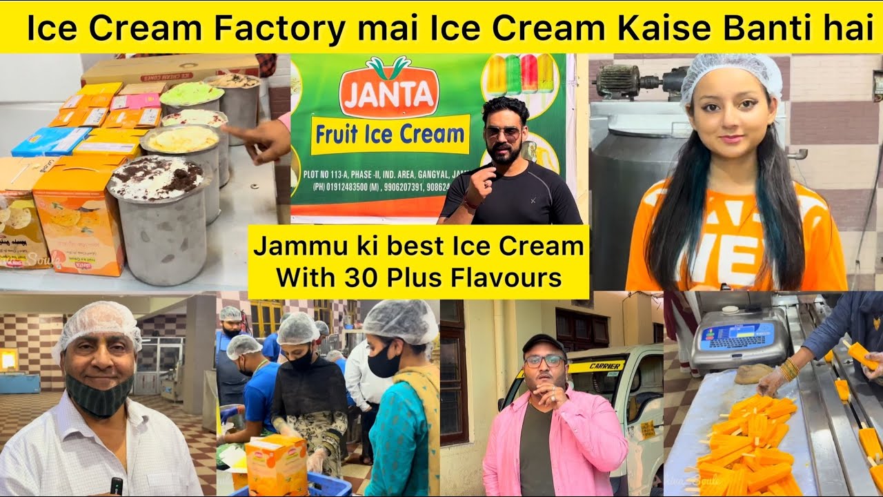 Janta Ice Cream Factory Jammu | Famous Best Ice Cream in Jammu with 30 Plus Flavours | Shiva Soule