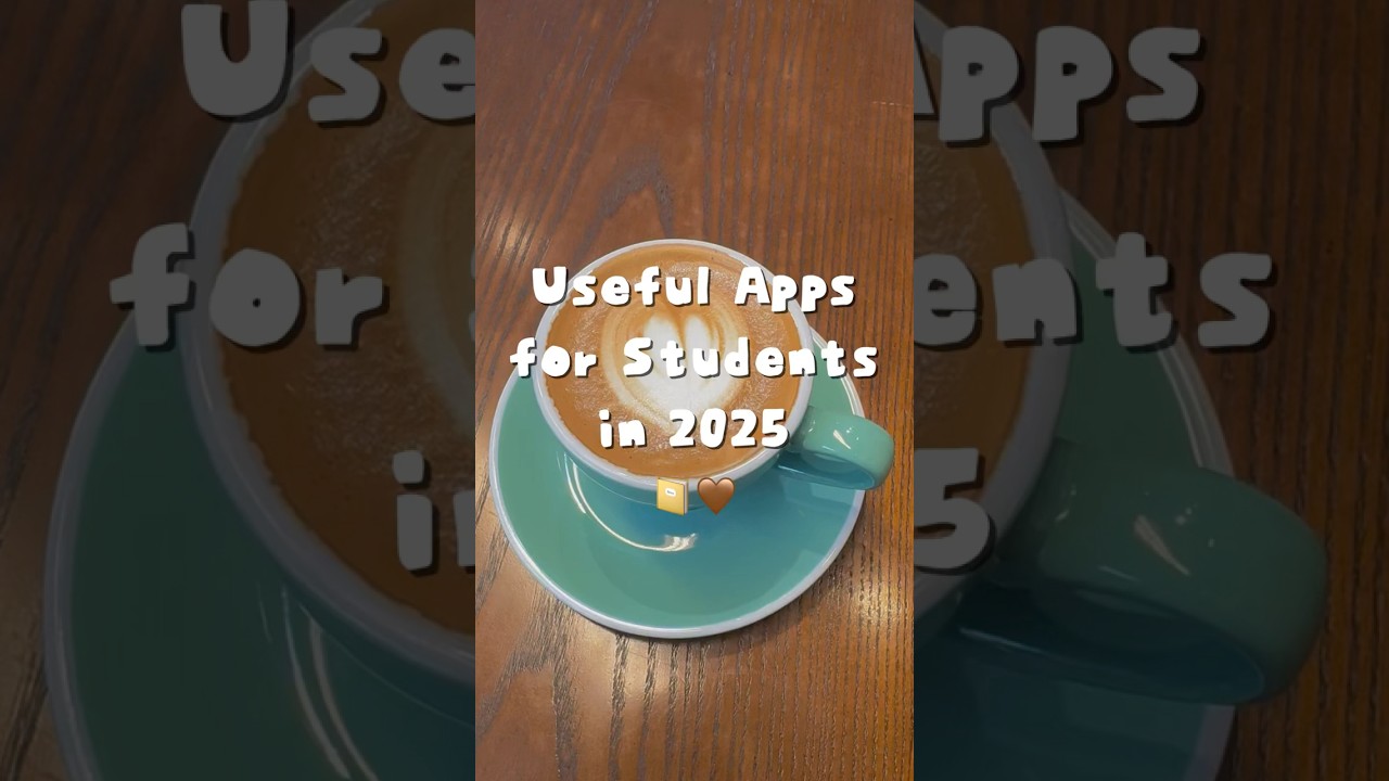 BEST useful apps for students 🤎 in 2025 #students #aesthetic #study #apprecommendations