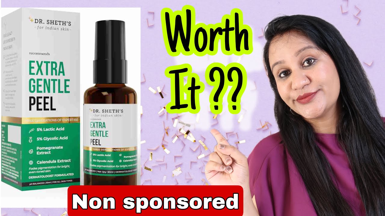 Dr Sheth Extra Gentle peel Solution For Removing Blackheads Whiteheads and Deadskin