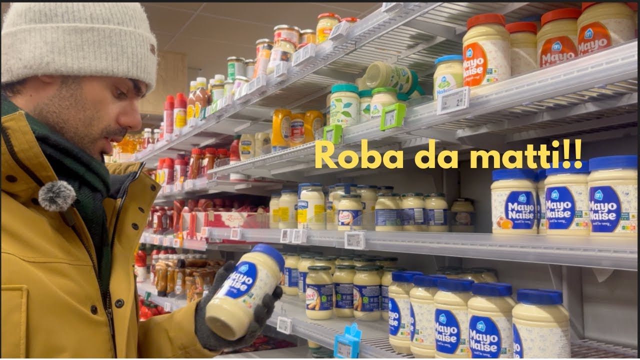 😱 Cosa vendono DAVVERO nei supermercati olandesi? Albert Heijn 2025 #life #money #expat