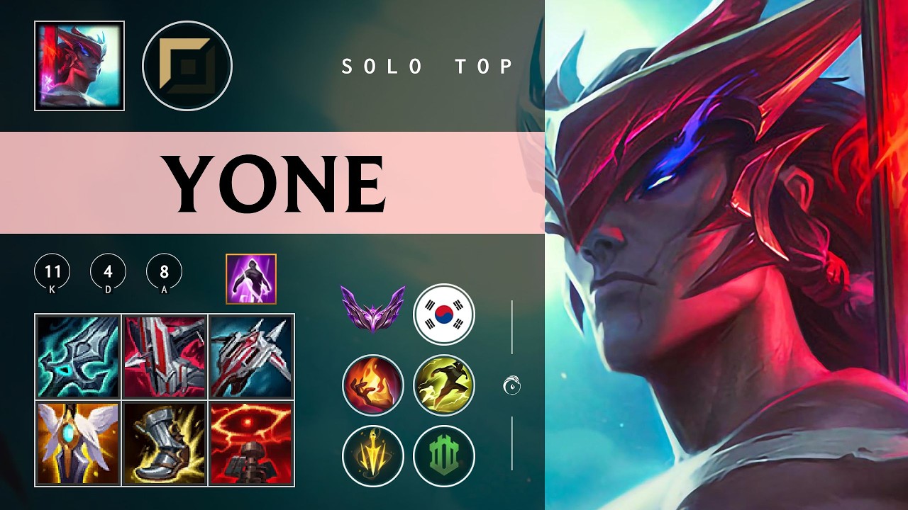 Yone Top vs Malphite - KR Master Patch 26.04