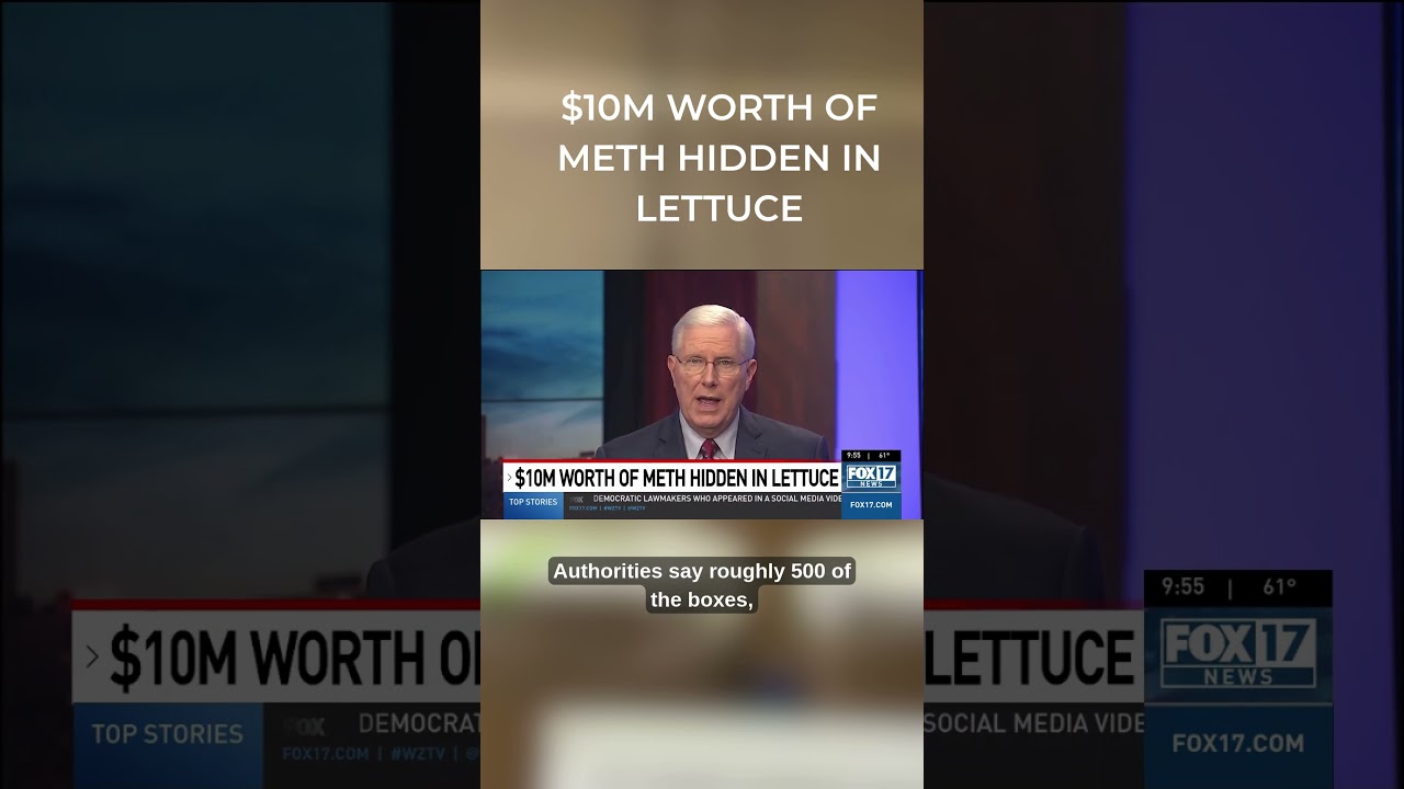 $10M meth bust found in lettuce shipment at US-Mexico border