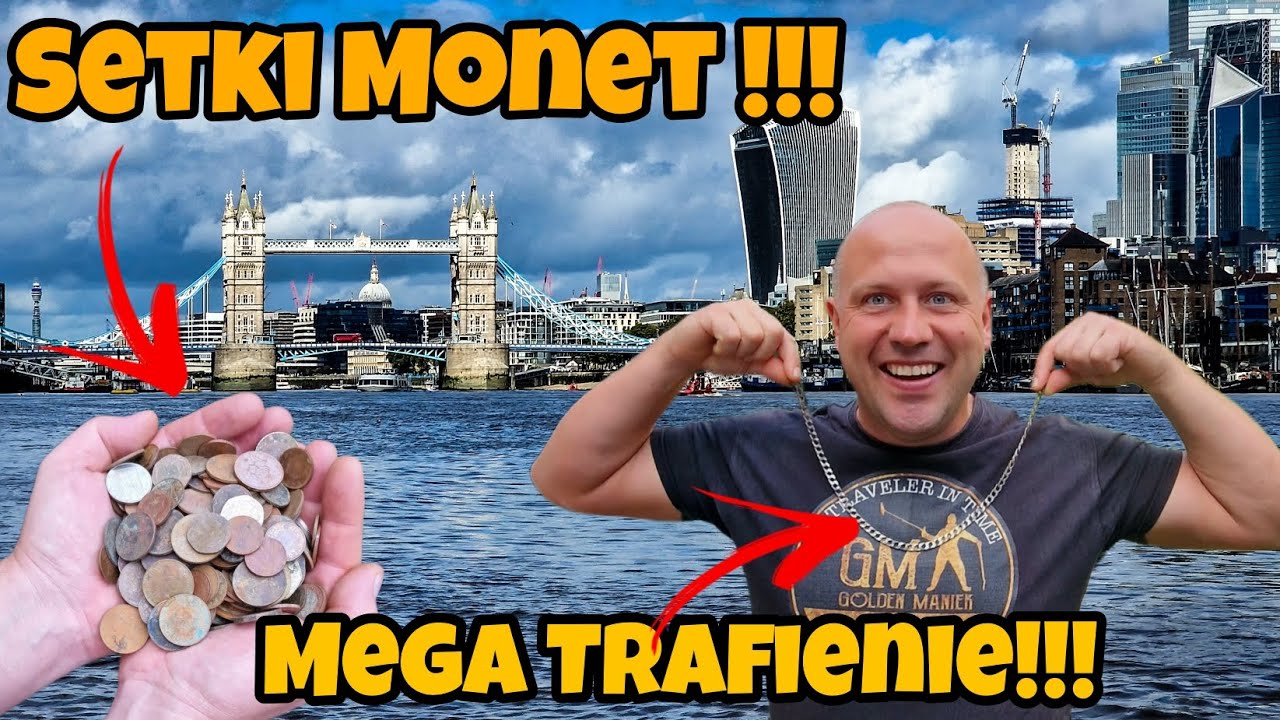Rekordowa ilość znalezionych Monet !!! Dwa nowe rekordy !!! czyli poszukiwania na Tamizie