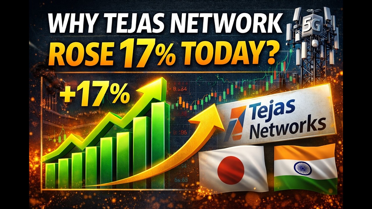 Tejas Networks +17% Today 😱 5G Mega Deal Explained | Should You Buy Now?