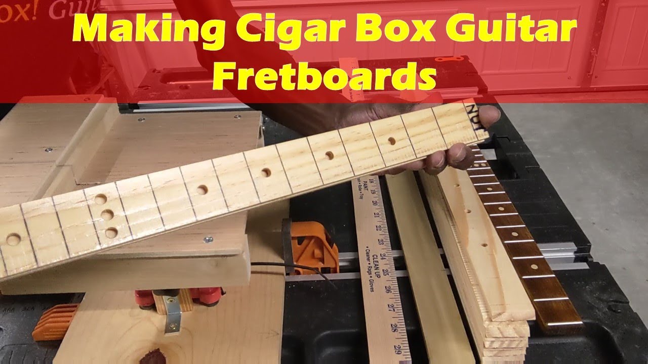 Making Cigar Box Guitar Fretboards
