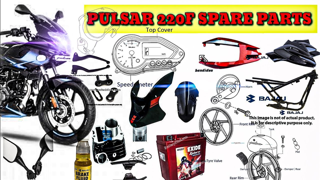 Pulsar 220F Spare Parts price 🔥List | Bajaj pulsar 220 All spare parts price |220 Parts Modified