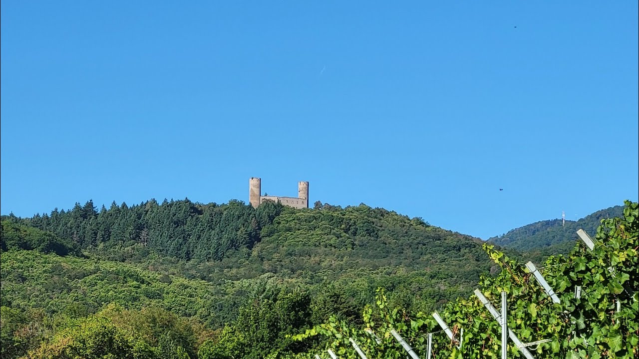 Les restes d'un beau château très ancien