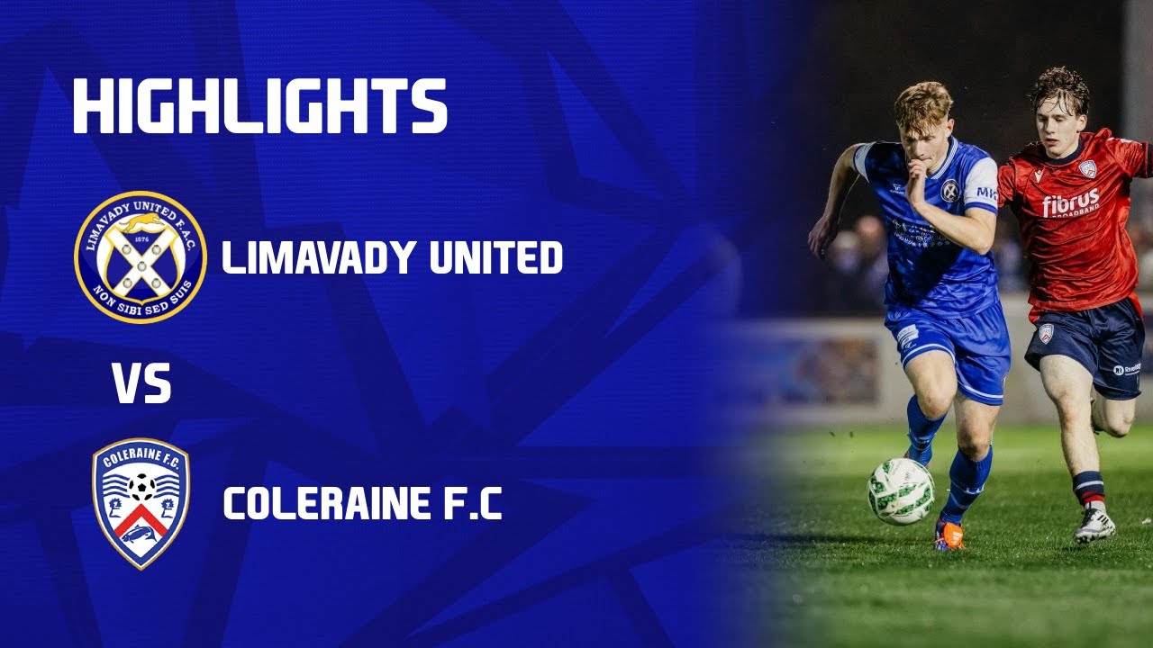 Highlights- Northwest Senior Cup: Limavady United Vs Coleraine FC- Limavady Showgrounds - 14/10/2025