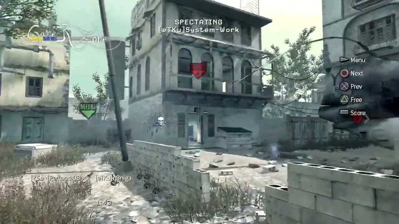 [COD4] eTKu  vs 75s' - Gamer Zone Semi-Final [نصف النهائي] (Part 1)