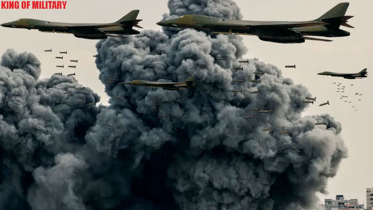 US B-1B Bombers Take Offs to Restart Attacks with Cruise Missiles in Conflict Areas