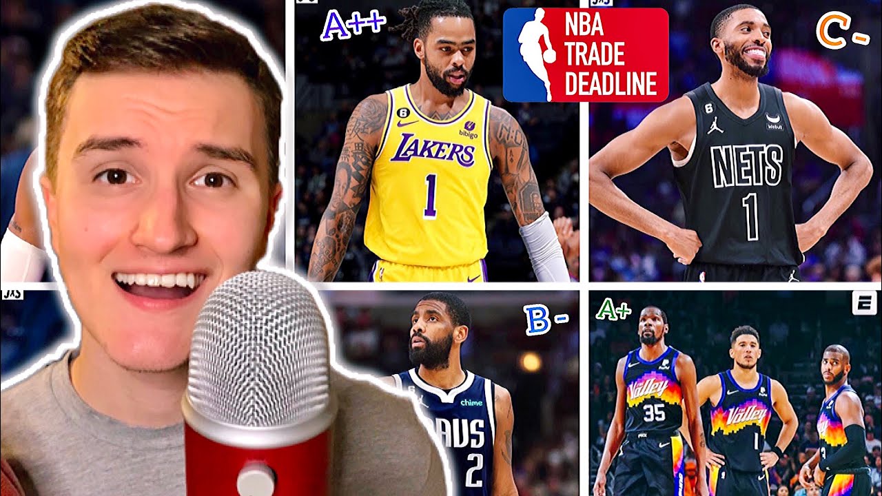2023 NBA Trade Deadline Reaction + Grading 🏀 ( ASMR )