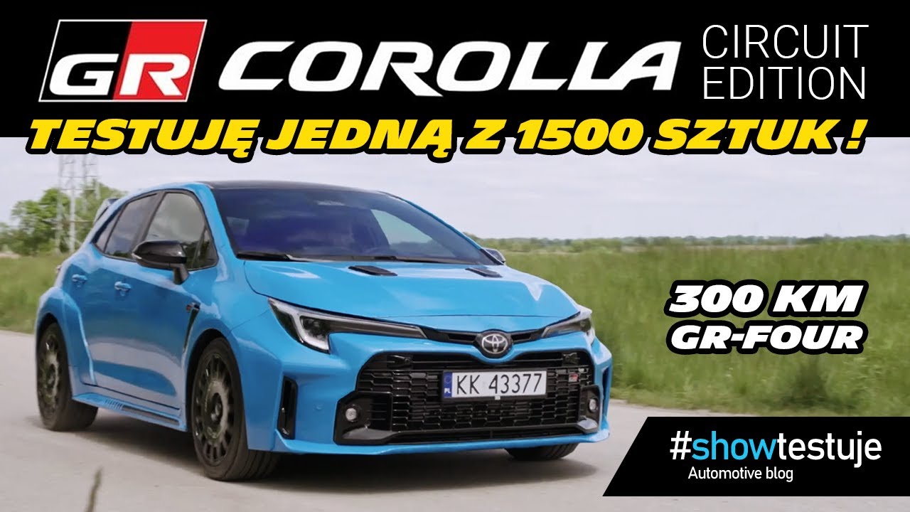 Toyota GR Corolla Circuit Edition 300 KM (2024) - jedna z 1500 sztuk [ #showtestuje ] TEST PL 4K
