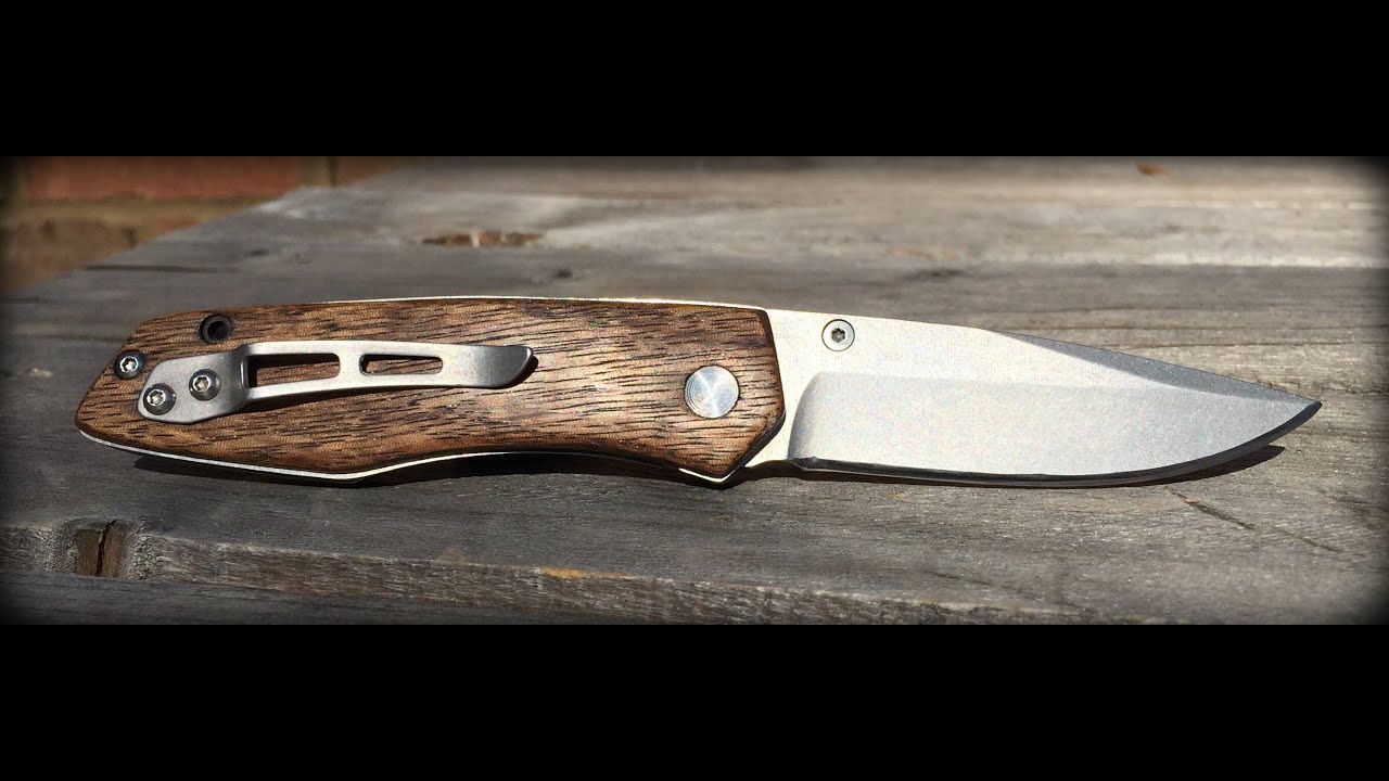 Before and After - Stonewashed Knife Blade
