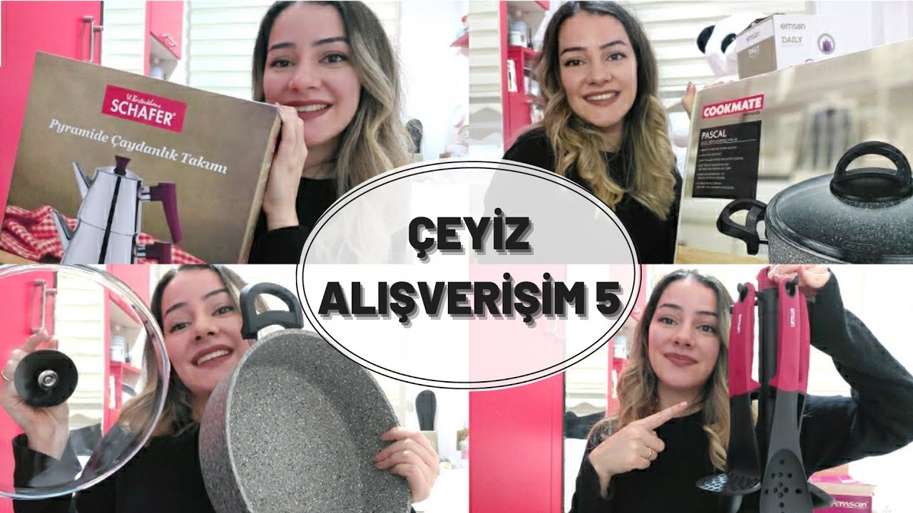 ÇEYİZ ALIŞVERİŞİM 5🛍 | TENCERE SETİ ALMAMIŞLARIN DİKKATİNE!!   #tencere #çeliktencere #granittencere