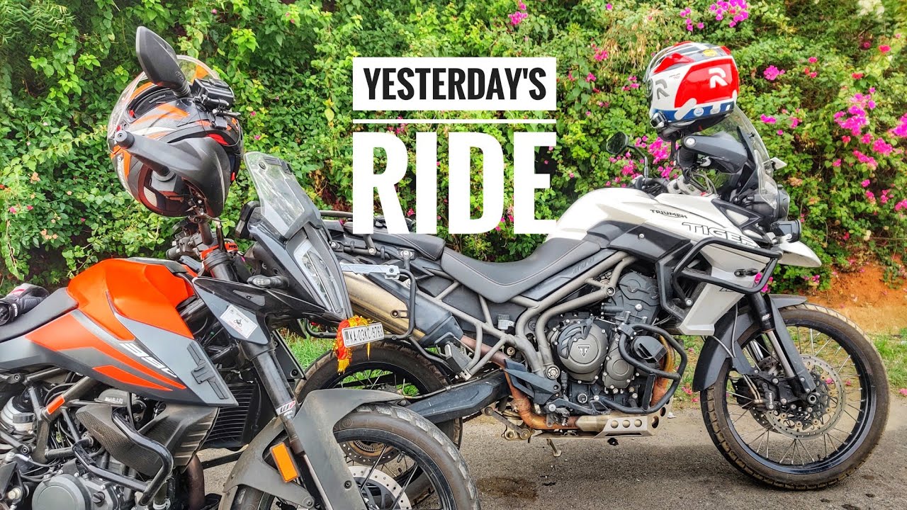 Triumph Tiger 800 vs KTM 390 Adv -  Highway Ride feeling