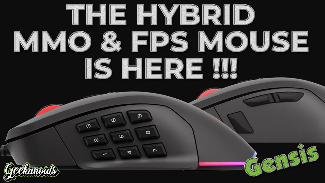 Genesis Xenon 770 Hybrid MMO & FPS Gaming Mouse Review