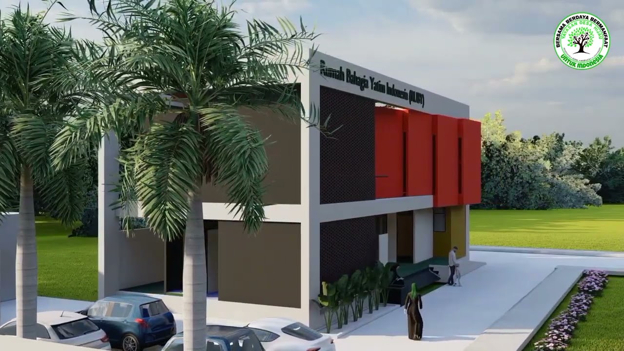 Site Plan 3D RUMAH BAHAGIA YATIM INDONESIA (RUBY) Kepahiang Bengkulu