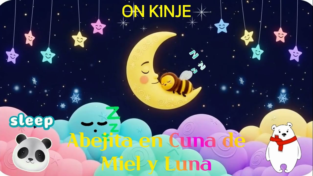 Música para Dormir Bebés / Honey & Moon Cradle Lullaby | Cuna de Miel y Luna 🍯🌙(Abejita Chiquitita)