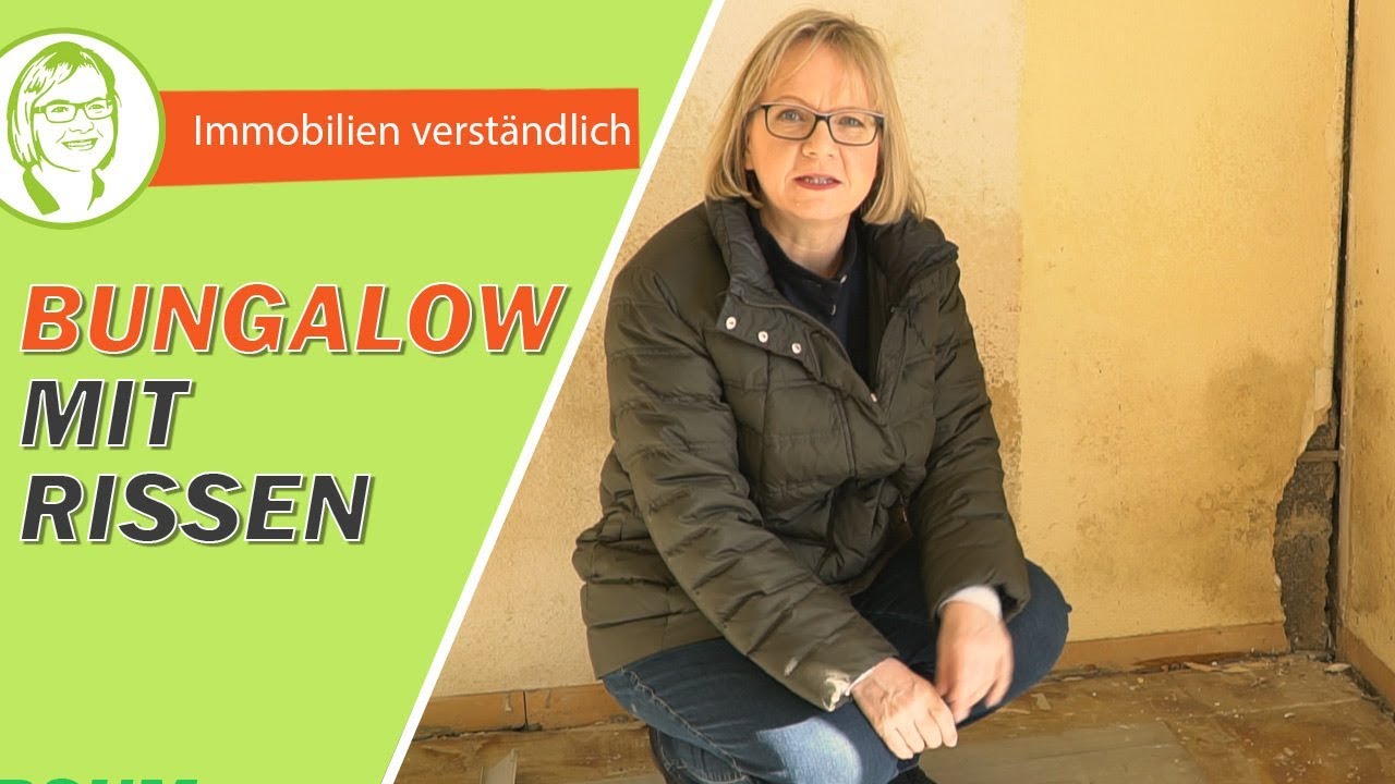 Immobilien-Gutachter besichtigt Flachdach Bungalow aus den 60ern, Teil 1