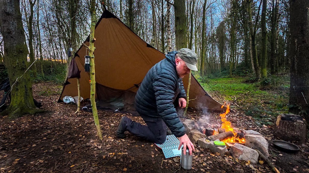 Mesh Tent & Tarp Camping - Campfire Cooking Rack of Lamb