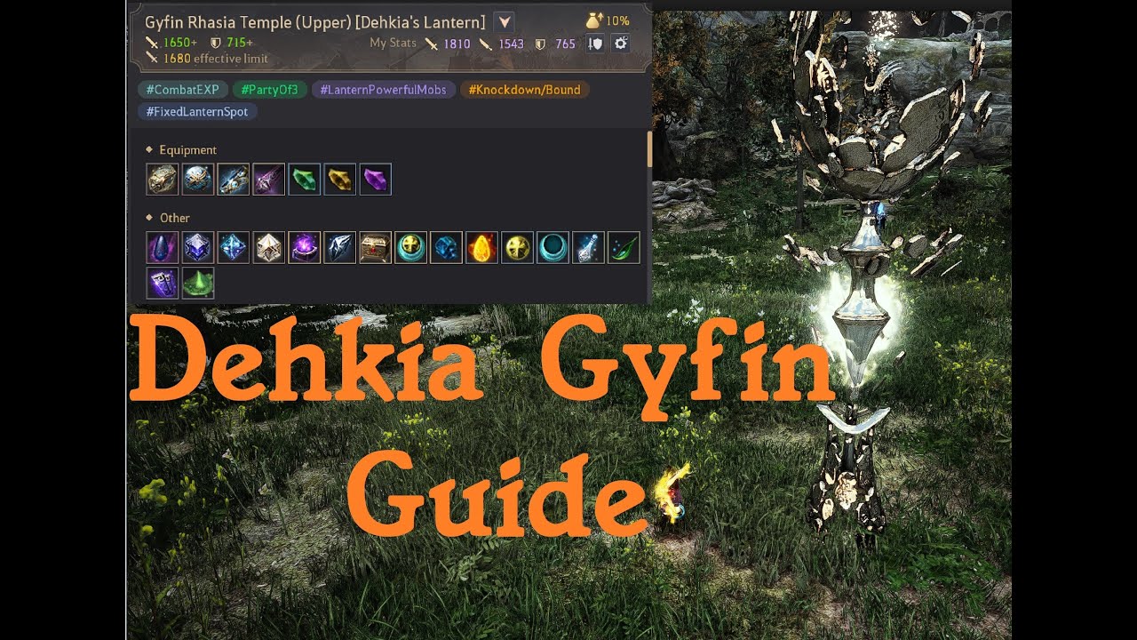 Dehkia Gyfin Guide